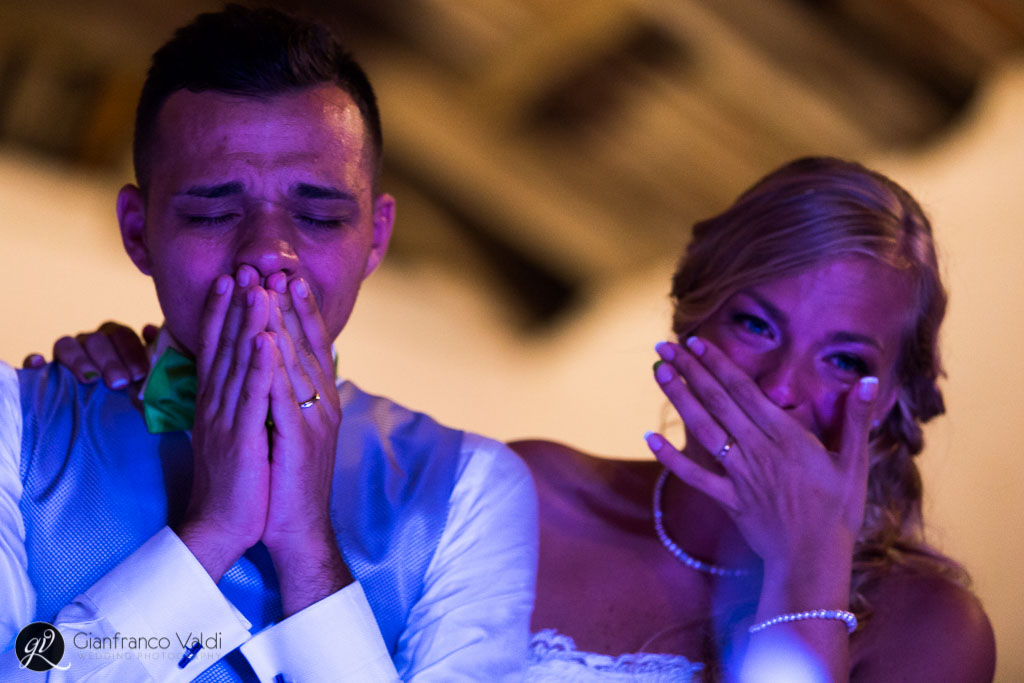 foto di tante emozioni per queste nozze